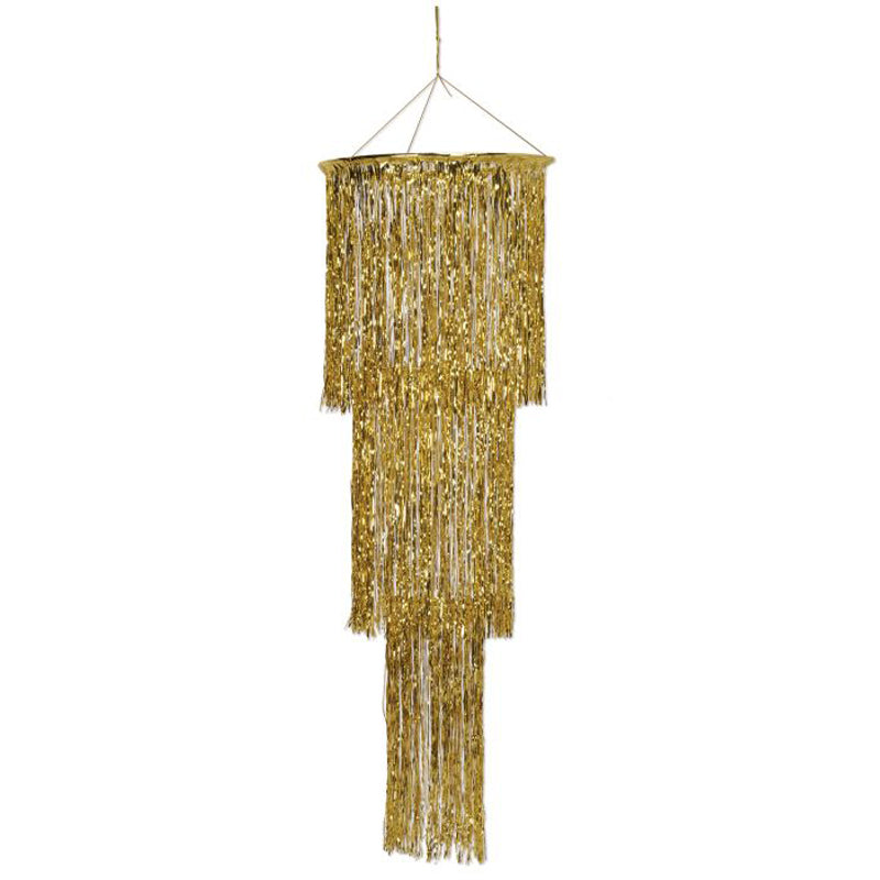 Gold Metallic Fringe Garland