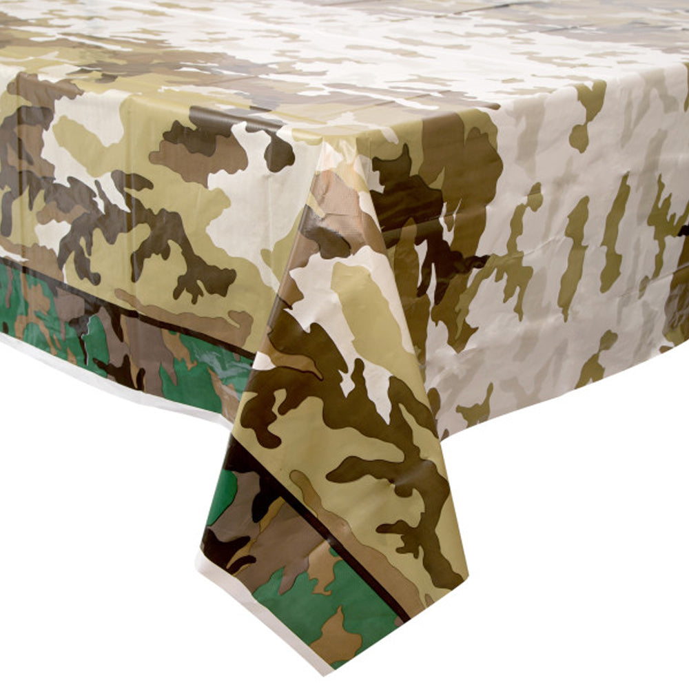 Camouflage table outlet skirt