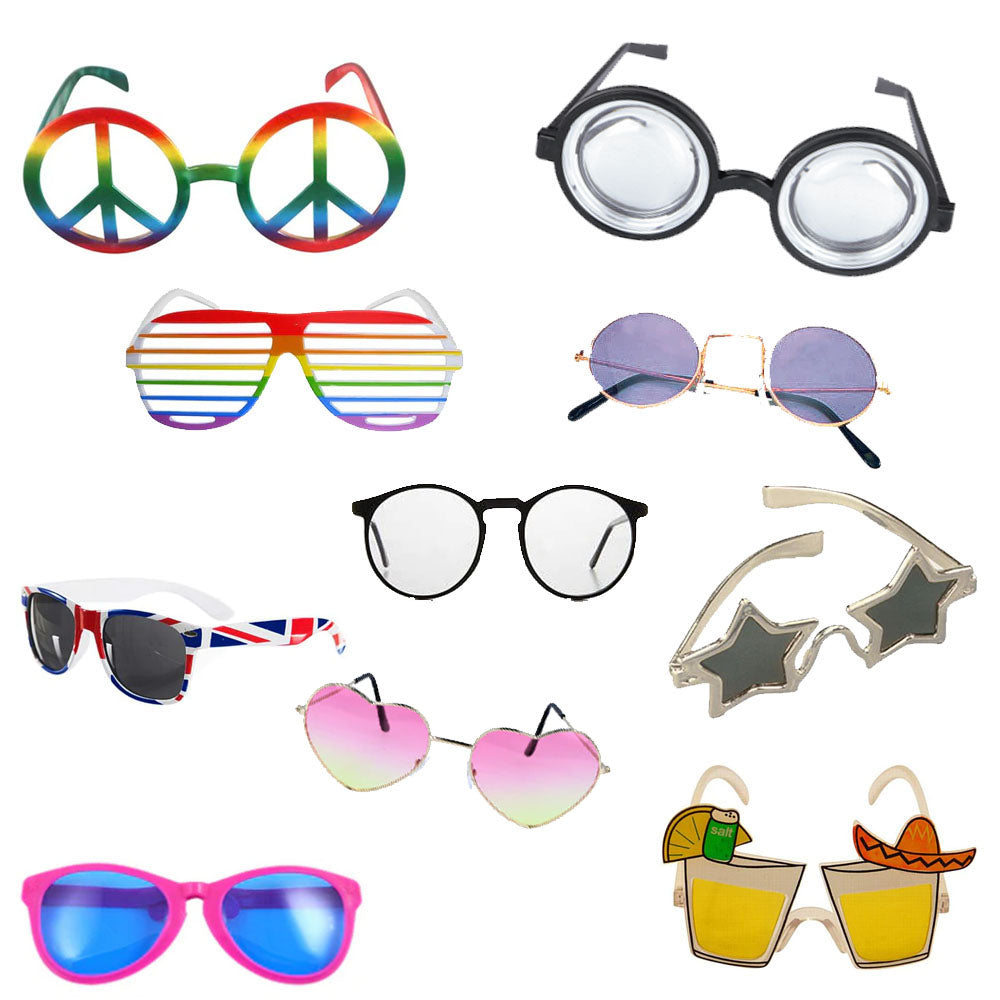 Novelty glasses on sale