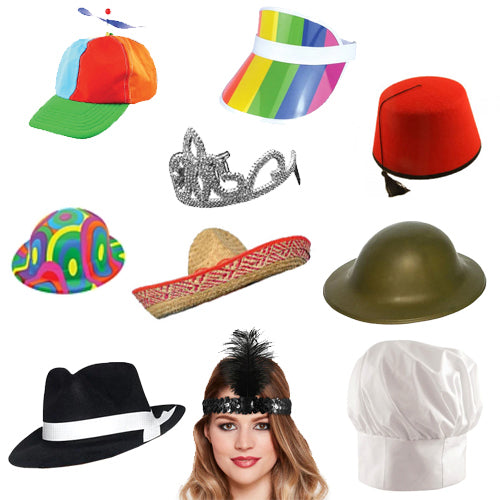 Novelty Hats Pack Of 10 Party Packs