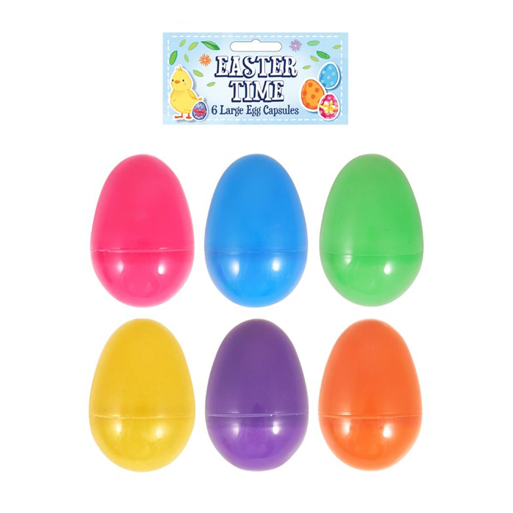 Easter Egg Capsules - 6 Assorted Colours – Party Packs