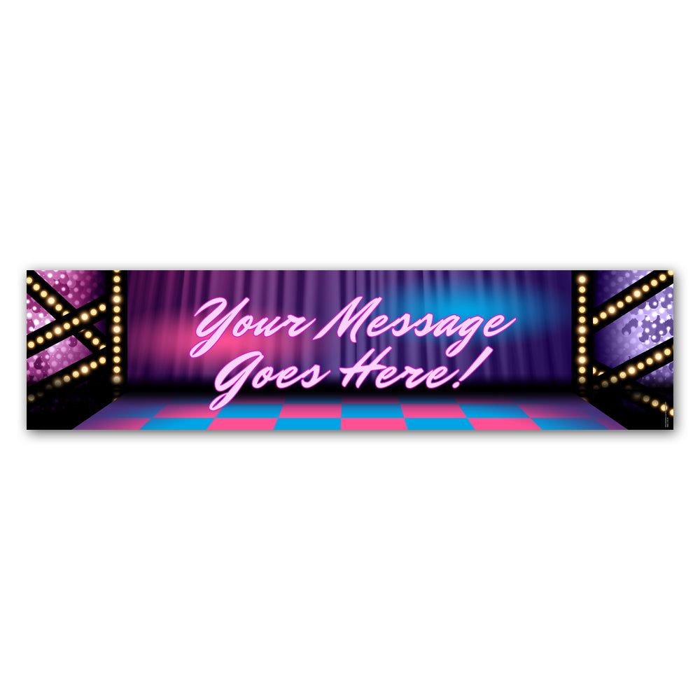 Drag Queen Personalised Banner Party Decoration - 1.2m – Party Packs
