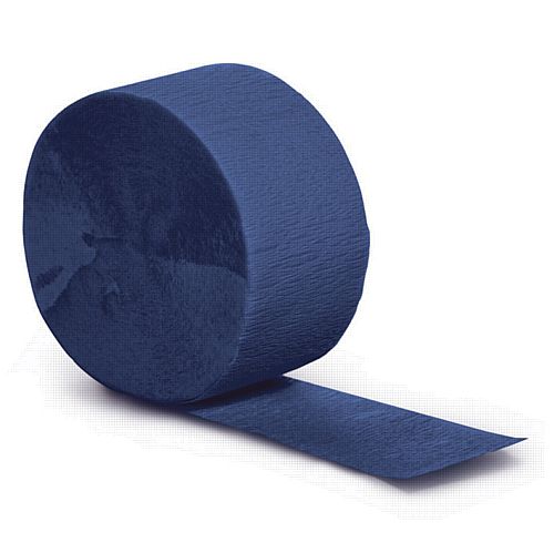 Water Blue Crepe Paper Streamer Party Decorations (195FT Total, 3