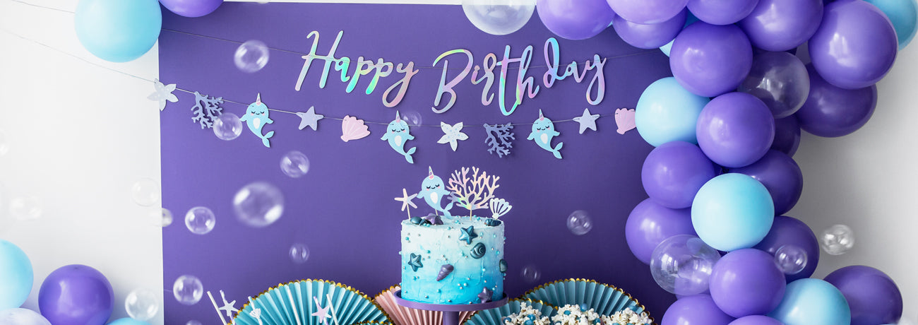 Ocean Themed Party Decoration Set For Boys And Girls Birthday Party, Table  Centerpiece Decoration Including Happy Birthday Banner, Crab, Dolphin,  Clown Fish, Turtle, Coral, Seahorse, Octopus Honeycomb Decorations