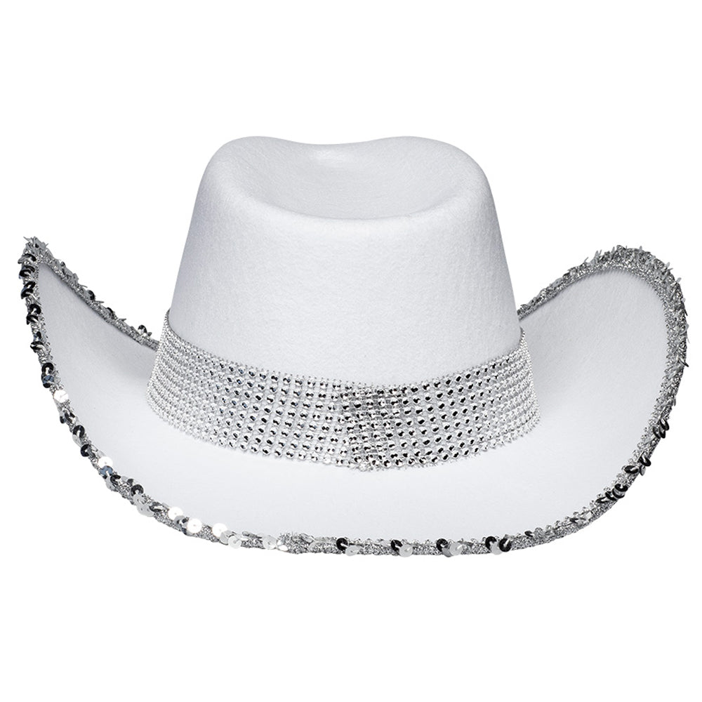 Bride White Cowboy Hat