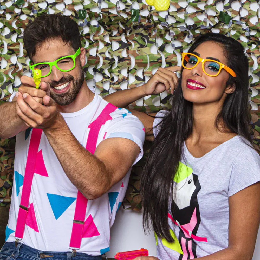 Neon Party Glasses - Assorted Colours - Each
