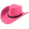 Hot Pink Felt Cowboy Hat