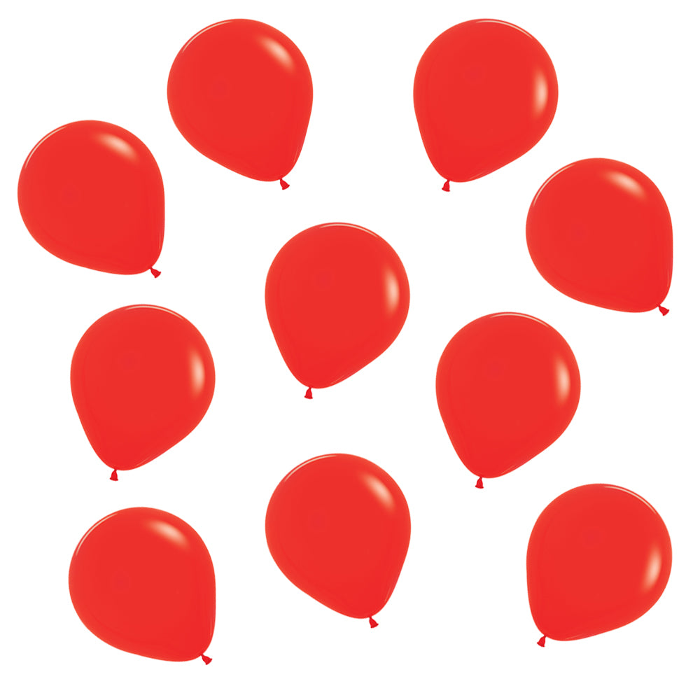 Red Mini Latex Balloons - 5" - Pack of 10