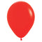 Red Plain Colour Mini Latex Balloons - 5