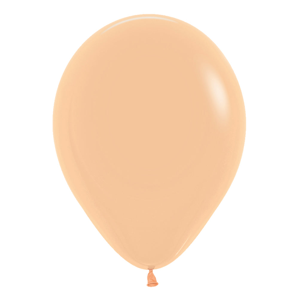 Blush Peach Plain Colour Mini Latex Balloons - 5" - Pack of 10