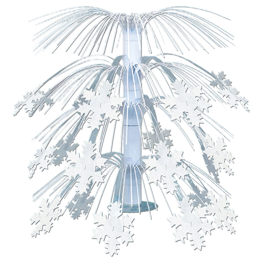 Snowflake Foil Cascade Centrepiece - 45cm