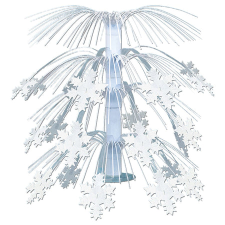 Snowflake Foil Cascade Centrepiece - 45cm