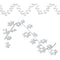 Snowflake Wire Decorative Garland - 7.6m