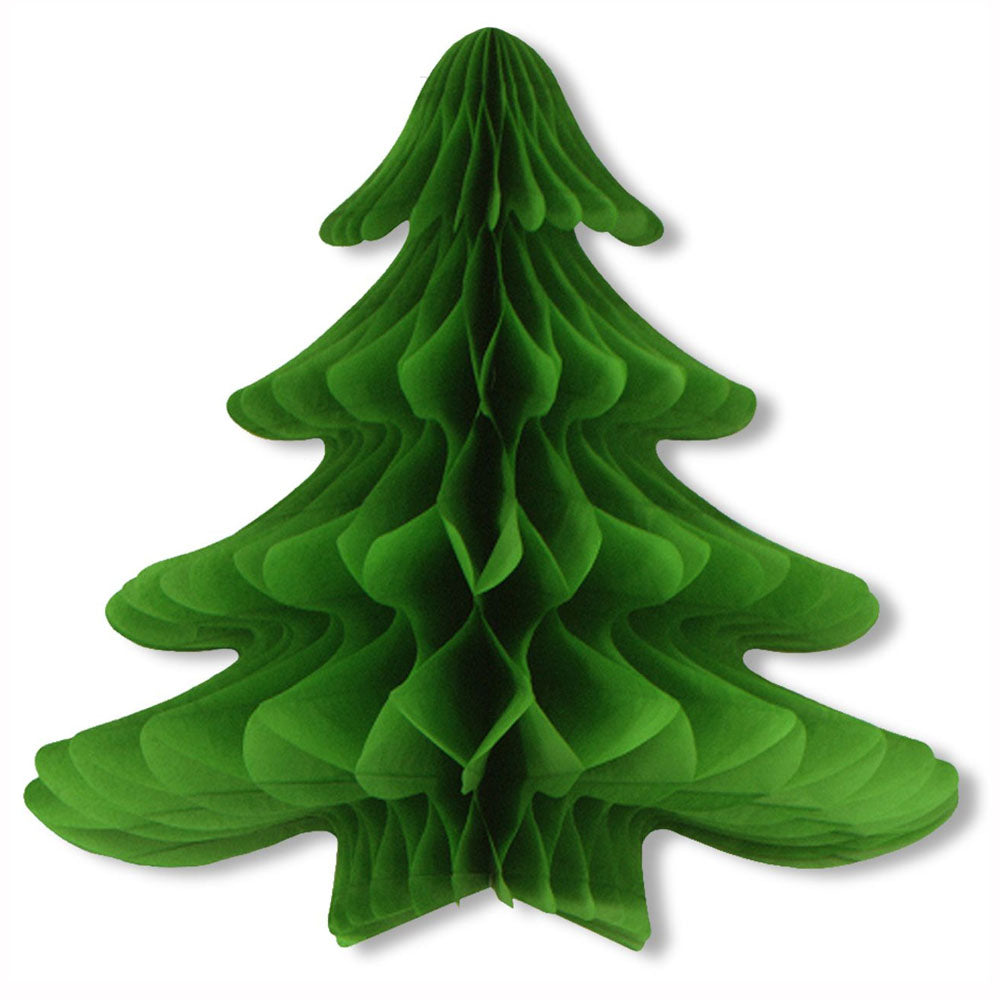 Christmas Tree Honeycomb Tissue Decoration - 58cm