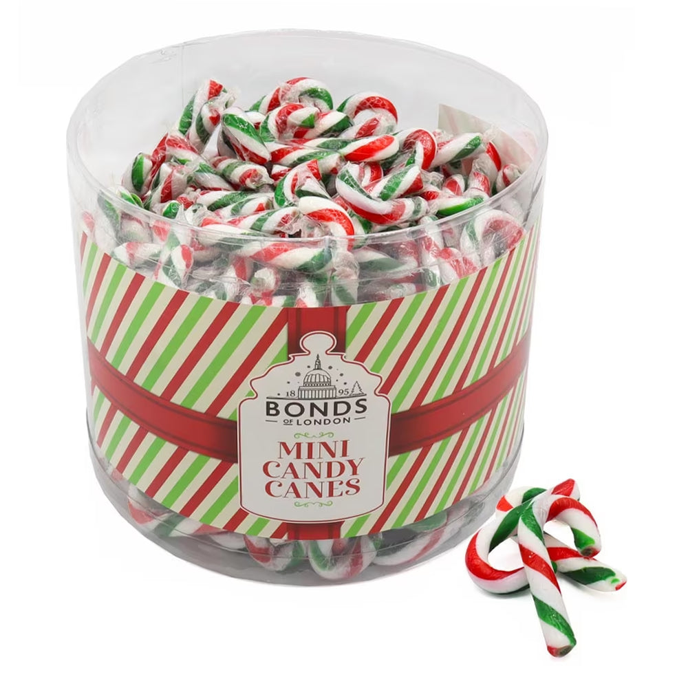 Mini Christmas Candy Canes - Box of 250 - 1.25kg