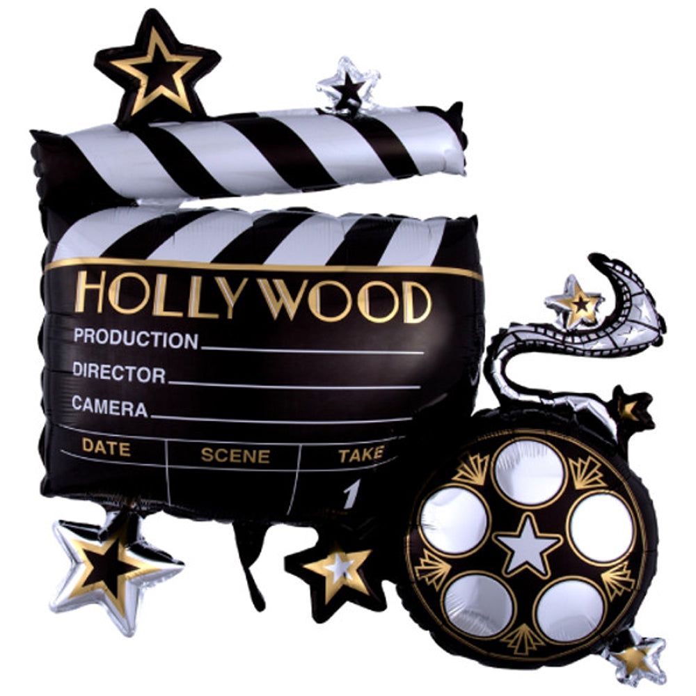 Lights Camera Action Movie Foil Balloon - 30"