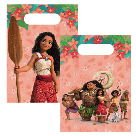 Moana 2 Paper Party Bags - Pack of 4