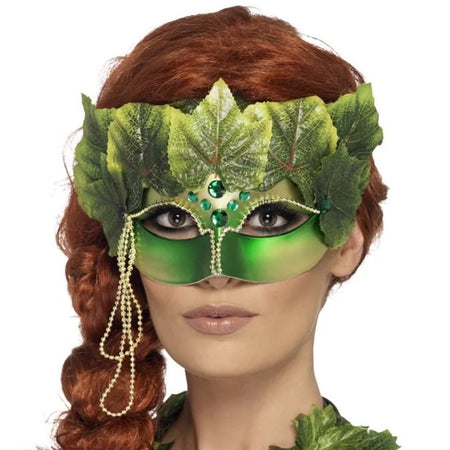 Forest Nymph Green Masquerade Eye Mask