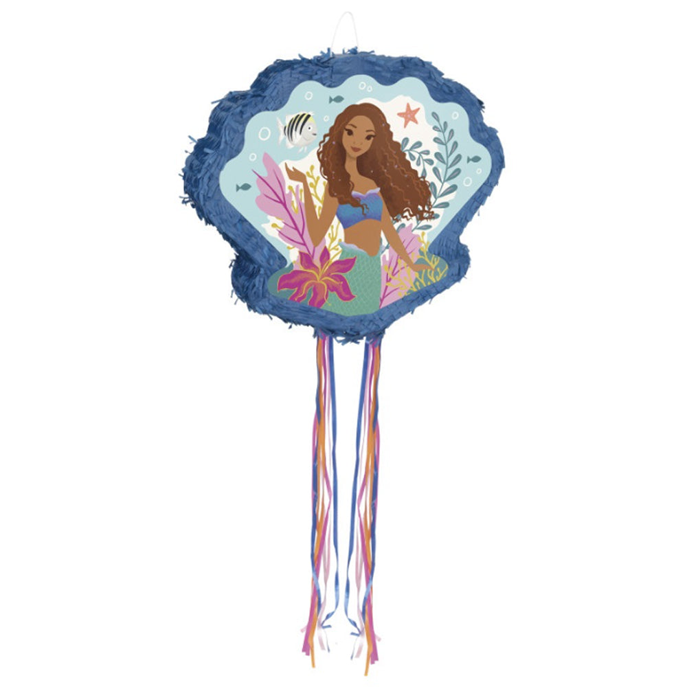 Disney The Little Mermaid Shell Shaped Pull Pinata