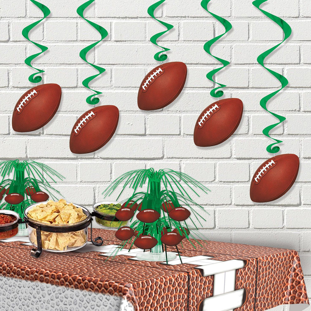 American Football Whirl Decorations - 1.2m