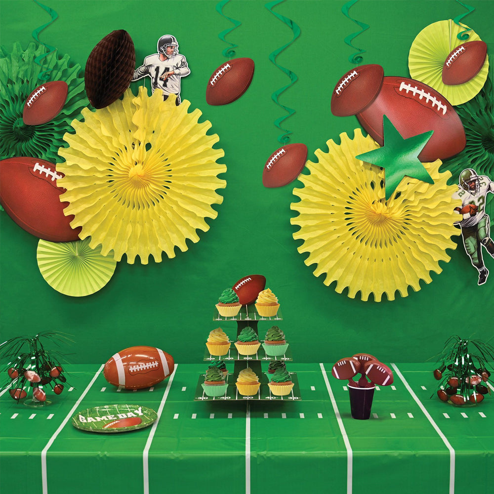 American Football Whirl Decorations - 1.2m