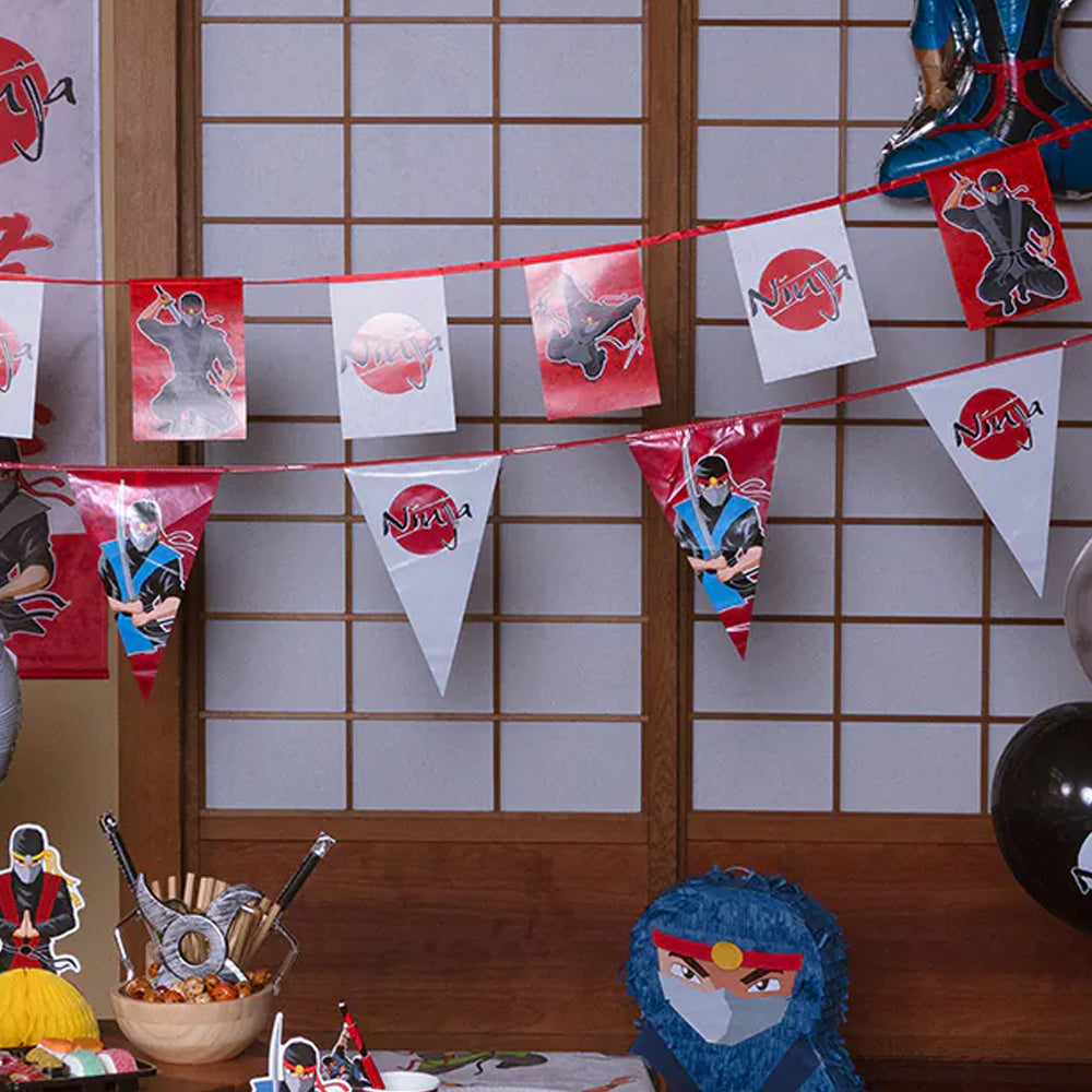 Ninja Party Bunting - 6m