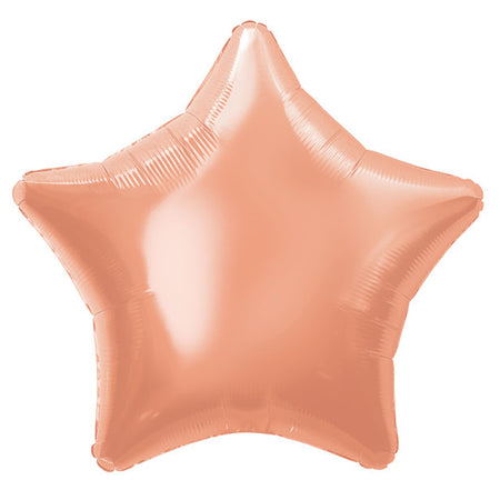 Rose Gold Star Foil Balloon - 18