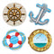 Nautical Sailor Cruise Ship Cutouts - 35cm - Pack of 4