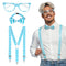 Oktoberfest Bavarian Accessory Kit - Glasses, Bow Tie & Braces