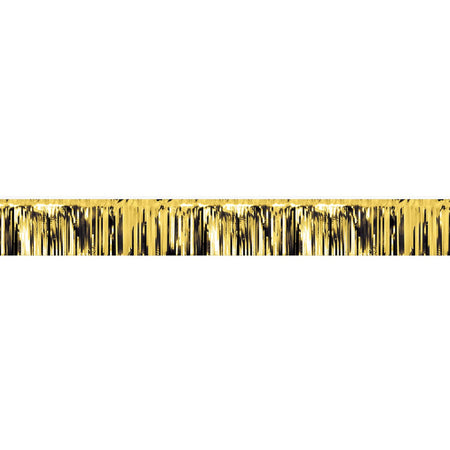 Gold Metallic Fringe Banner - 1.52m