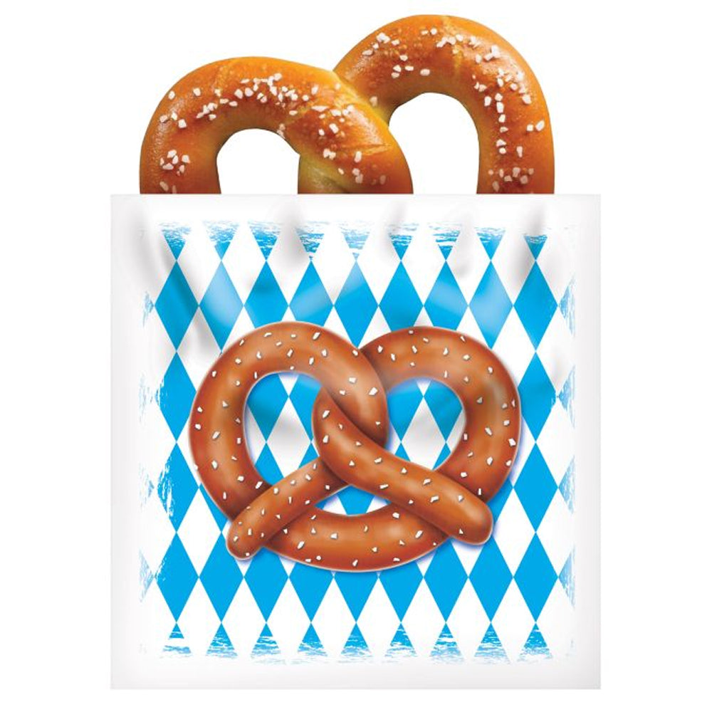 Oktoberfest Pretzel Paper Bags - 15cm - Pack of 50