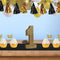 Gold Glitter Number 1 Table Decoration - 20cm