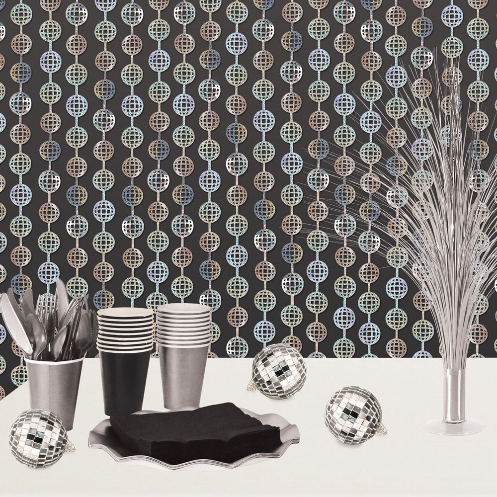 Metallic Disco Ball Door Curtain - 2m x 1m