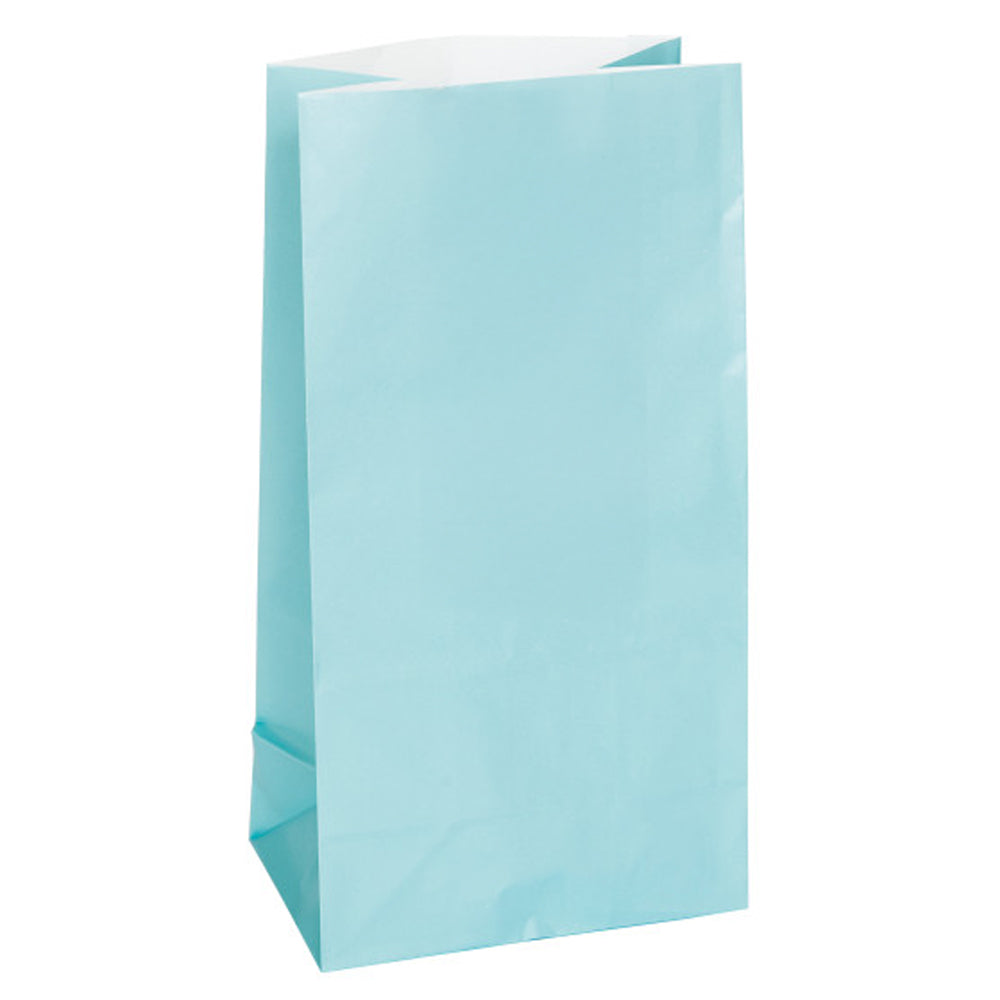 Light Blue Party Bags - Pack of 12