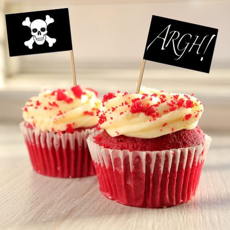 Pirate Flag Food Picks - 5cm - Pack of 50