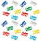 Happy Birthday Multicolour Foil Confetti - 14g