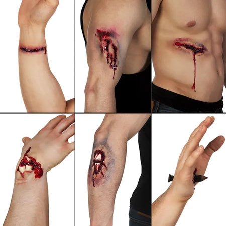 Fake Wounds - 6 Assorted - Each