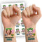 80's Personalised Temporary Tattoos - Pack of 16