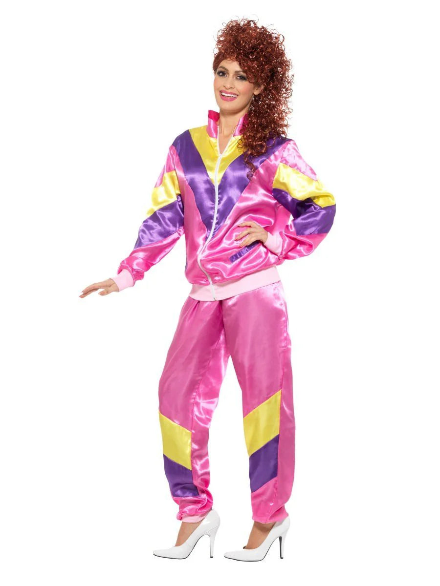 80's Pink Shell Suit Costume