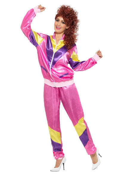 80's Pink Shell Suit Costume