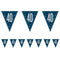 Birthday Glitz Blue 40th Flag Bunting - 2.7m