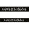 Birthday Glitz Black & Silver Happy 21st Birthday Foil Banner - 2.7m