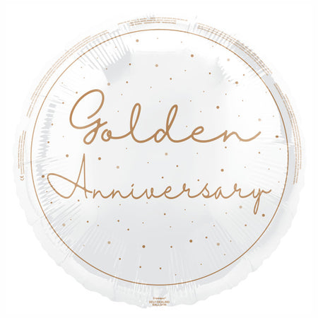 Golden Anniversary Foil Balloon - 18