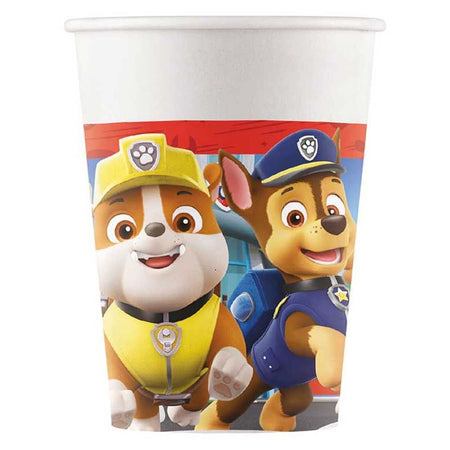 Paw Patrol Paper Cups - 200ml - Pack of 8