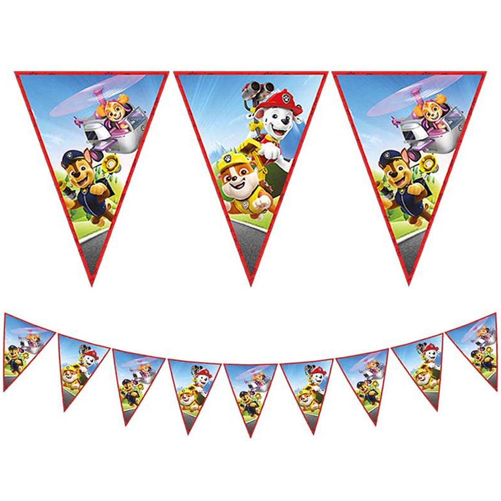 Paw Patrol Paper Flag Bunting - 2.3m