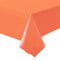 Orange Paper Tablecloth - 2.74m x 1.37m