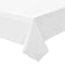 White Paper Tablecloth -  2.74m x 1.37m