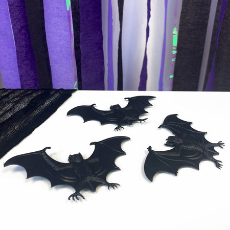 Joke Scary Bats - 12cm - Pack of 8