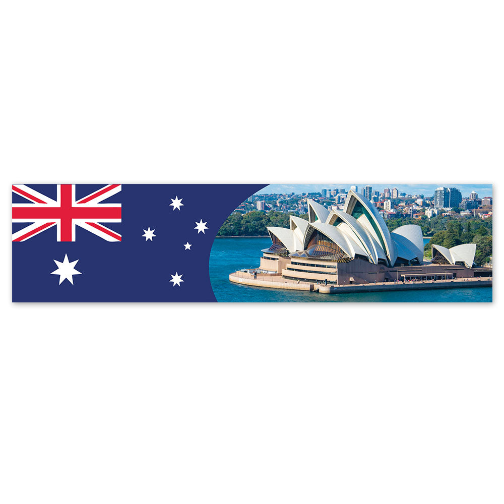 Sydney Bridge Australia Flag Banner - 120cm x 30cm