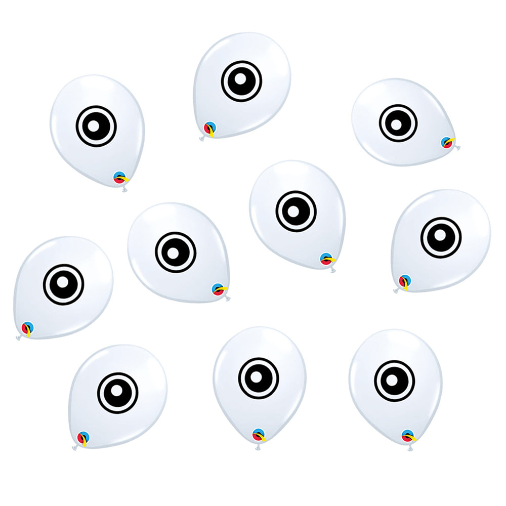 Eyeball Mini Latex Balloons - 5" - Pack of 10